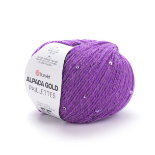 Alpaca Gold Paillettes yarn 10 x 50 g Alpaca Gold Paillettes yarn 10 x 50 g